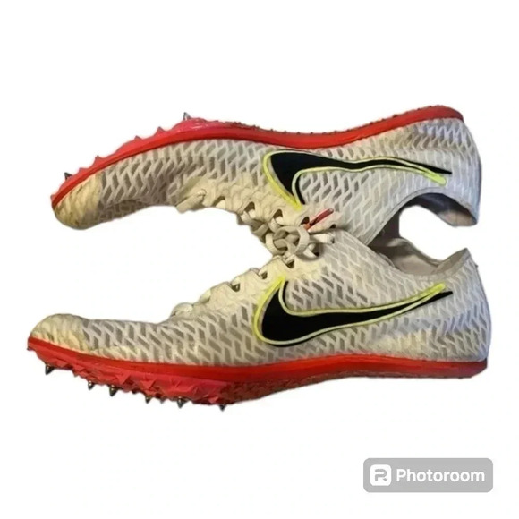 Rare Nike Zoom Mamba V Rawdacious DM3071-100 Track Spikes sz Woman 5.5 With Key - Picture 1 of 6